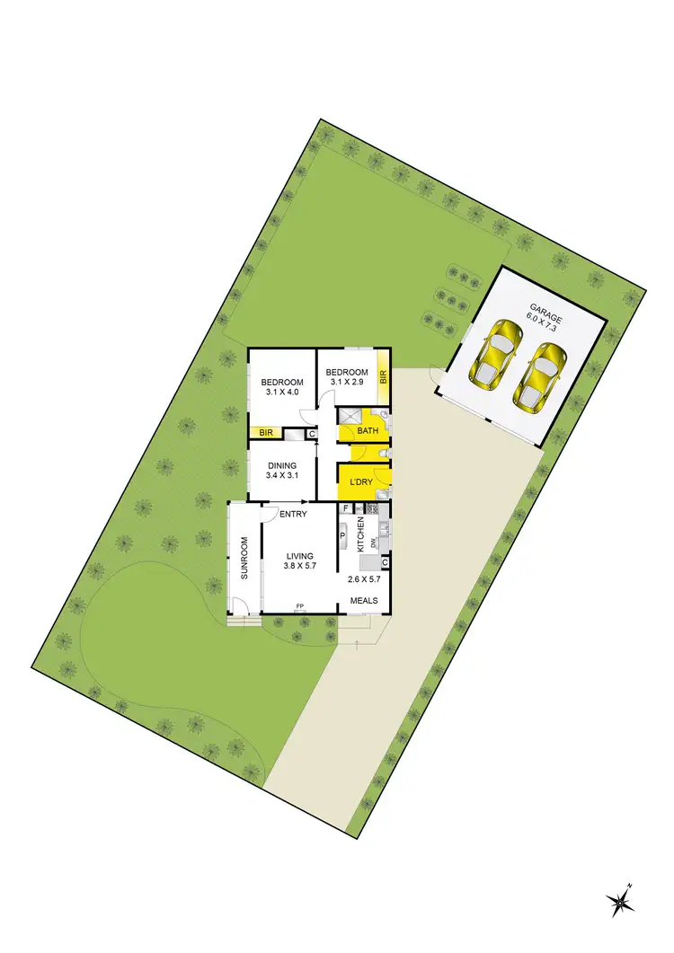 Floorplan of Homely house listing, 26 Ballater Avenue, Newtown VIC 3220