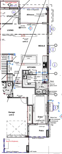 Floorplan of Homely semi-detached listing, 38 Chinnocks Avenue, Campbelltown NSW 2560