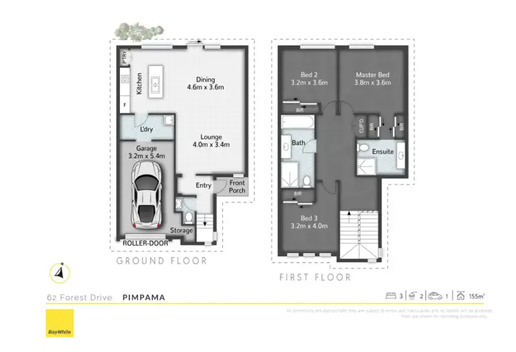Floorplan of Homely townhouse listing, 62 Forest Drive, Pimpama QLD 4209