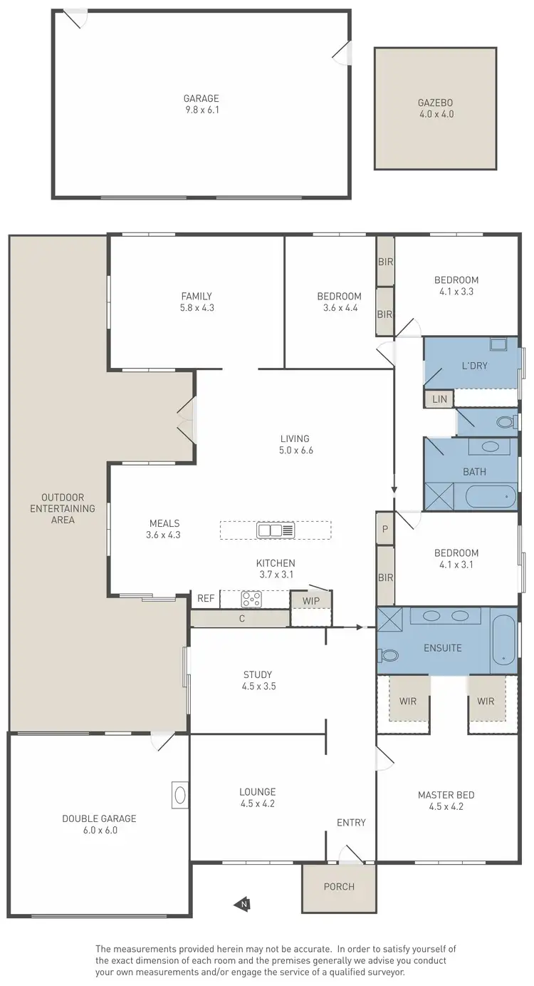 Floorplan of Homely house listing, 66 Hindmarsh Drive, Manor Lakes VIC 3024