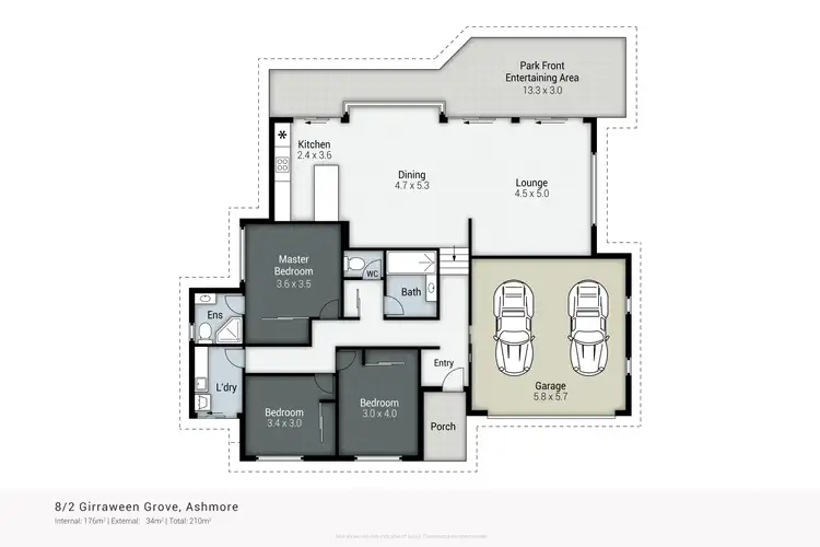 Floorplan of Homely house listing, 8/2 Girraween Grove, Ashmore QLD 4214