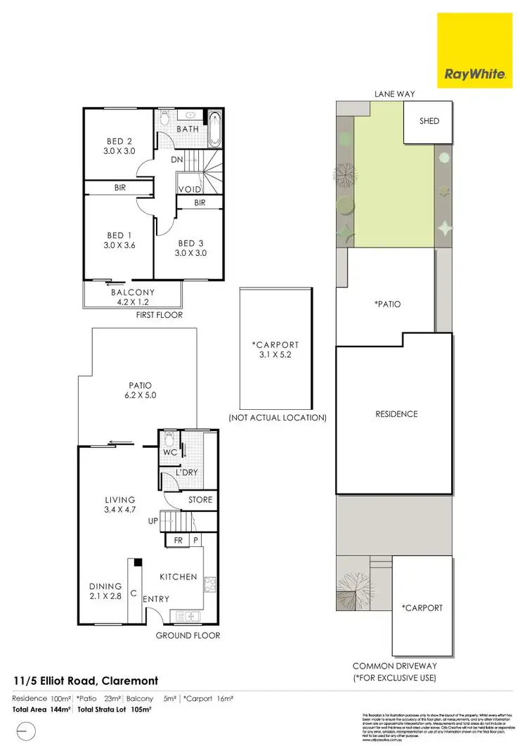 Floorplan of Homely house listing, 11/5 Elliott Road, Claremont WA 6010