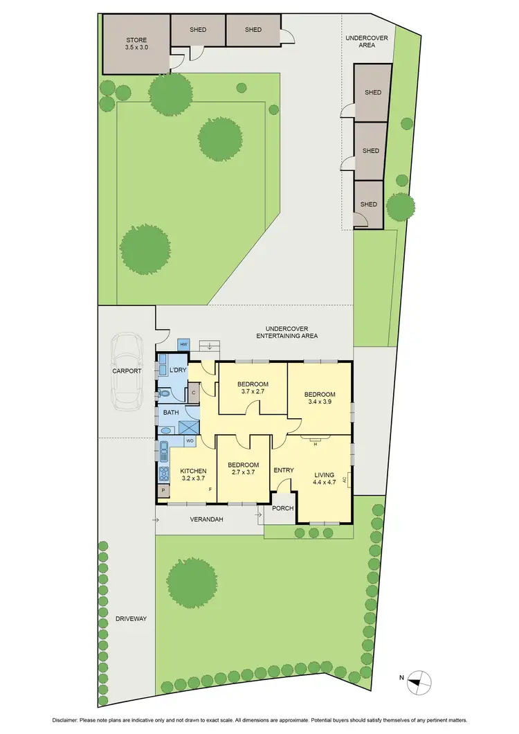 Floorplan of Homely house listing, 22 Pyalong Crescent, Dallas VIC 3047