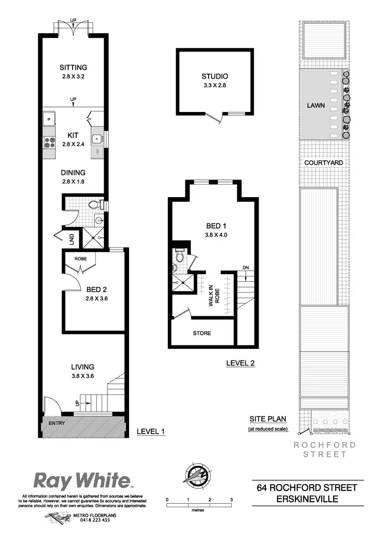 Floorplan of Homely house listing, 64 Rochford Street, Erskineville NSW 2043