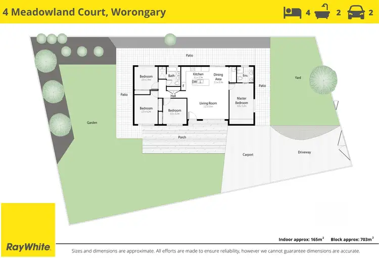Floorplan of Homely house listing, 4 Meadowland Court, Worongary QLD 4213