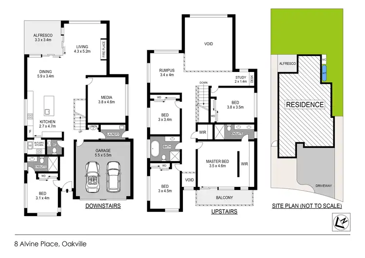 Floorplan of Homely house listing, 8 Alvine Place, Oakville NSW 2765