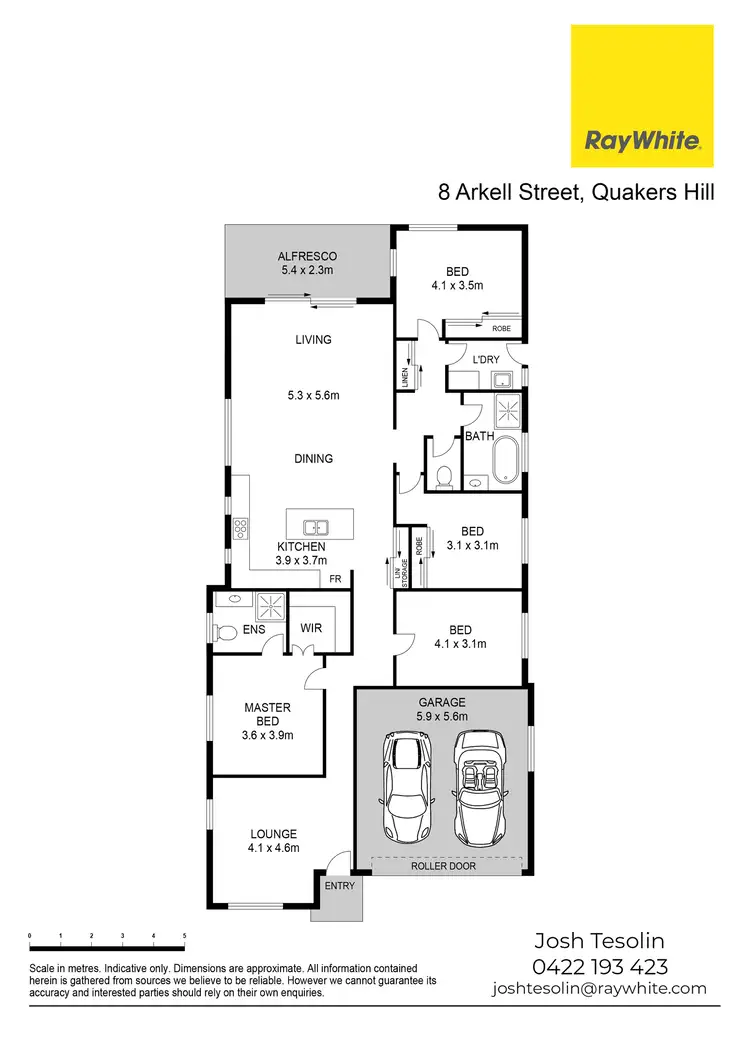 Floorplan of Homely house listing, 8 Arkell Street, Quakers Hill NSW 2763