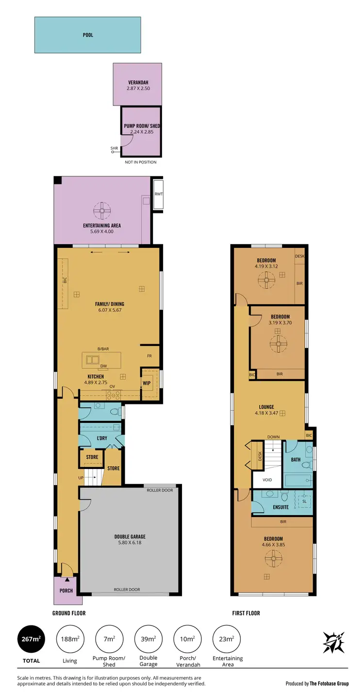 Floorplan of Homely house listing, 36 La Perouse Avenue, Flinders Park SA 5025