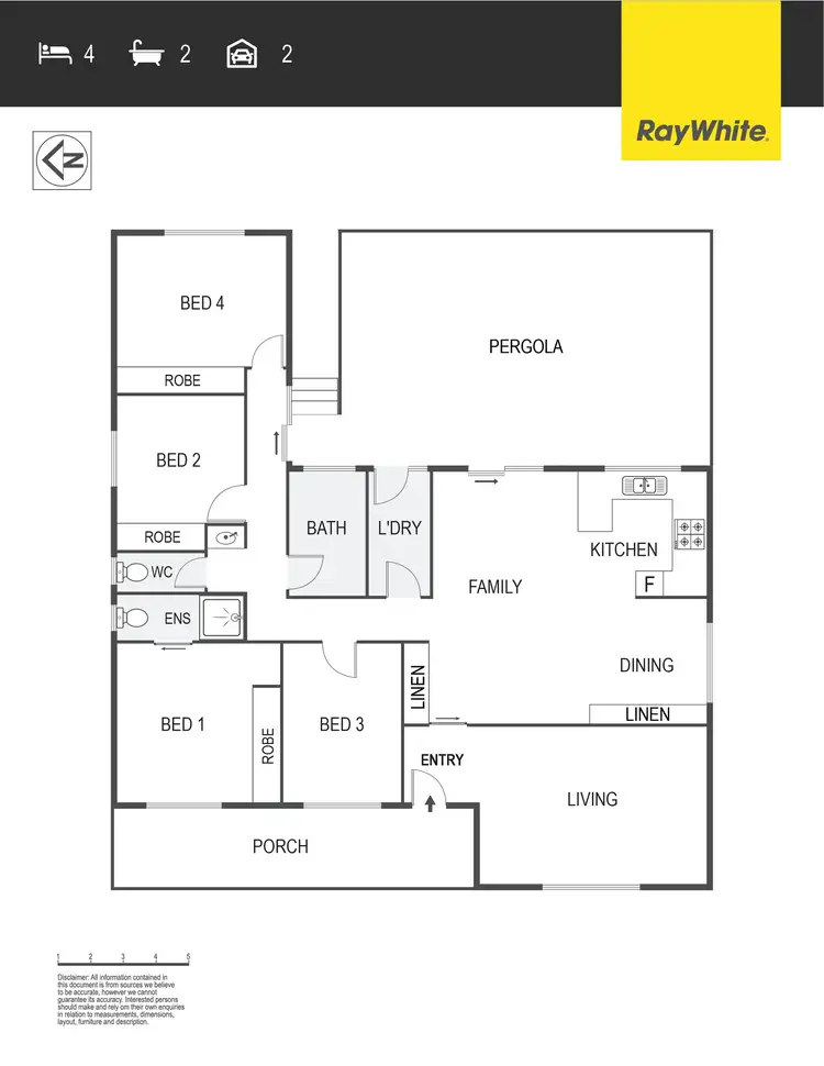 Floorplan of Homely house listing, 12 Laidley Place, Florey ACT 2615