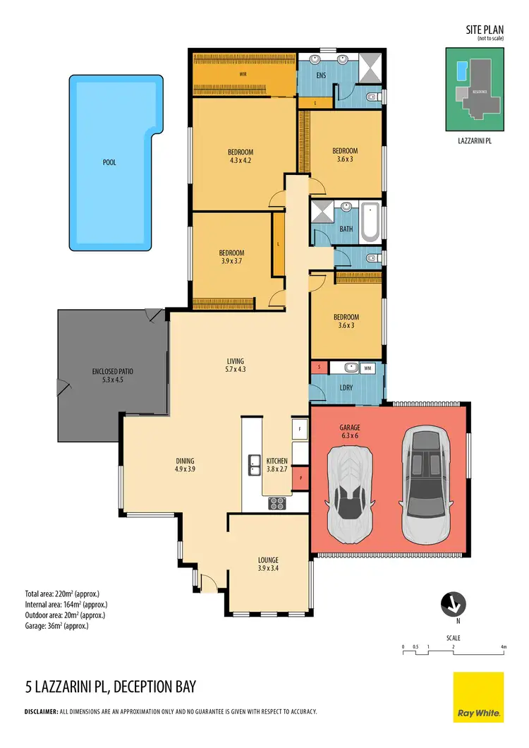 Floorplan of Homely house listing, 5 Lazzarini Place, Deception Bay QLD 4508
