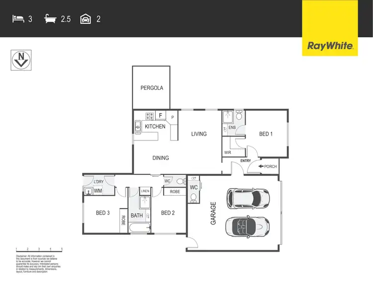 Floorplan of Homely house listing, 9 Old Street, Dunlop ACT 2615
