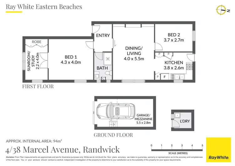 Floorplan of Homely apartment listing, 4/38 Marcel Avenue, Randwick NSW 2031