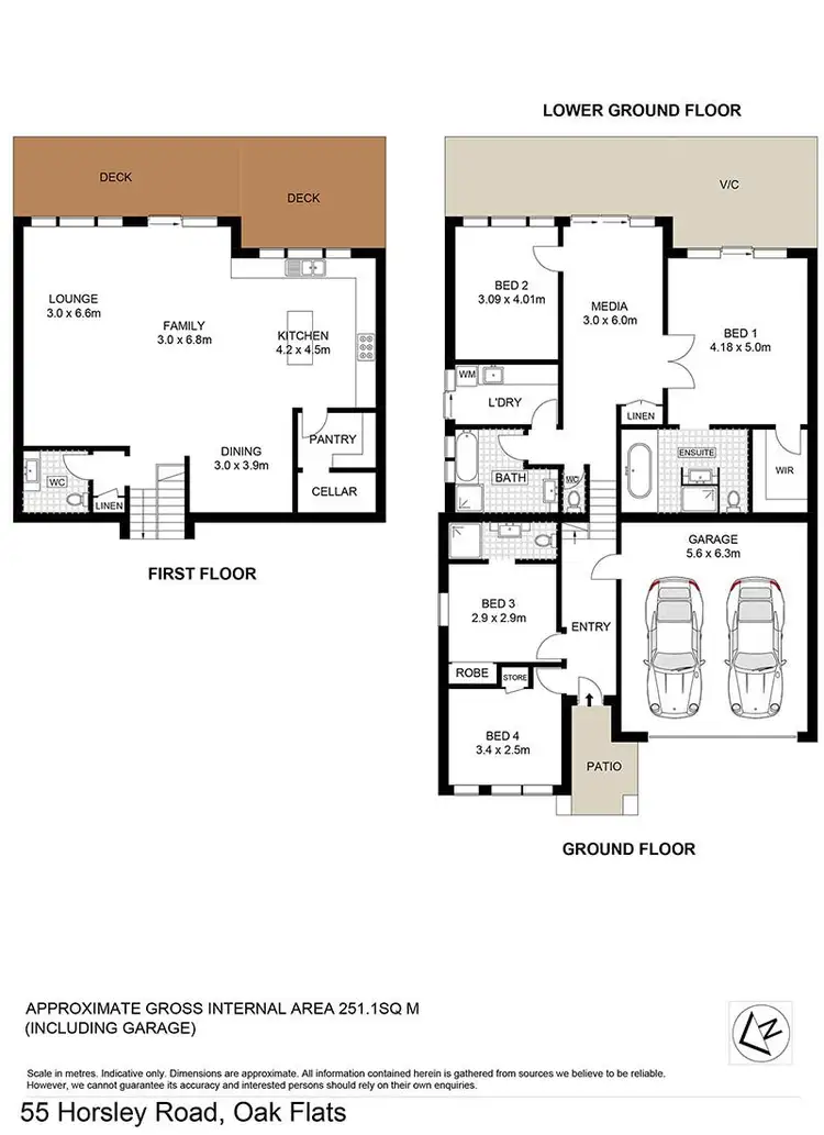 Floorplan of Homely house listing, 55 Horsley Road, Oak Flats NSW 2529