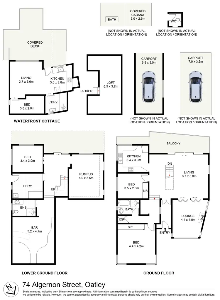 Floorplan of Homely house listing, 74 Algernon Street, Oatley NSW 2223