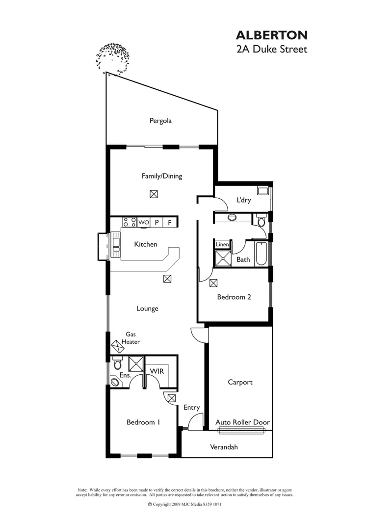 Floorplan of Homely house listing, 2A Duke Street, Alberton SA 5014