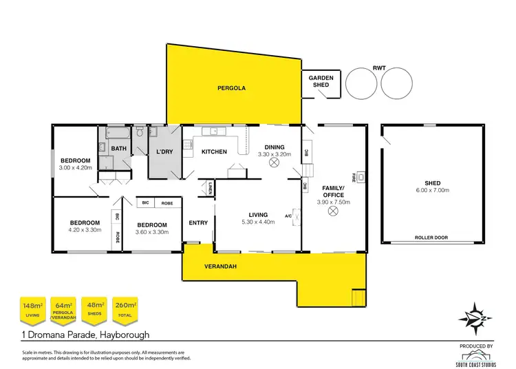 Floorplan of Homely house listing, 1 Dromana Parade, Hayborough SA 5211