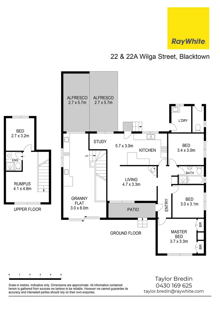 Floorplan of Homely house listing, 22 Wilga Street, Blacktown NSW 2148