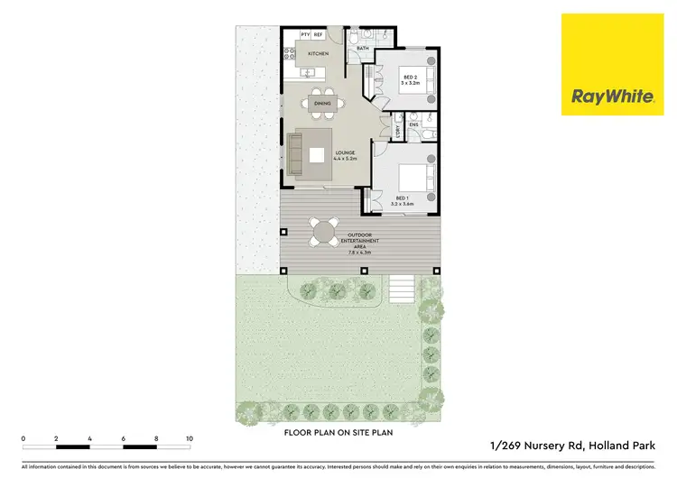 Floorplan of Homely unit listing, 1/269 Nursery Road, Holland Park QLD 4121
