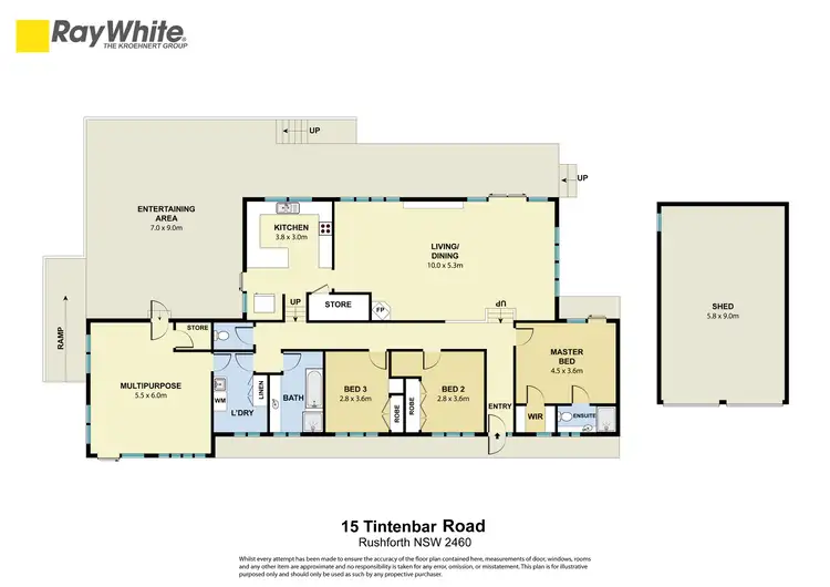 Floorplan of Homely rural property listing, 1-25 Tintenbar Road, Rushforth NSW 2460