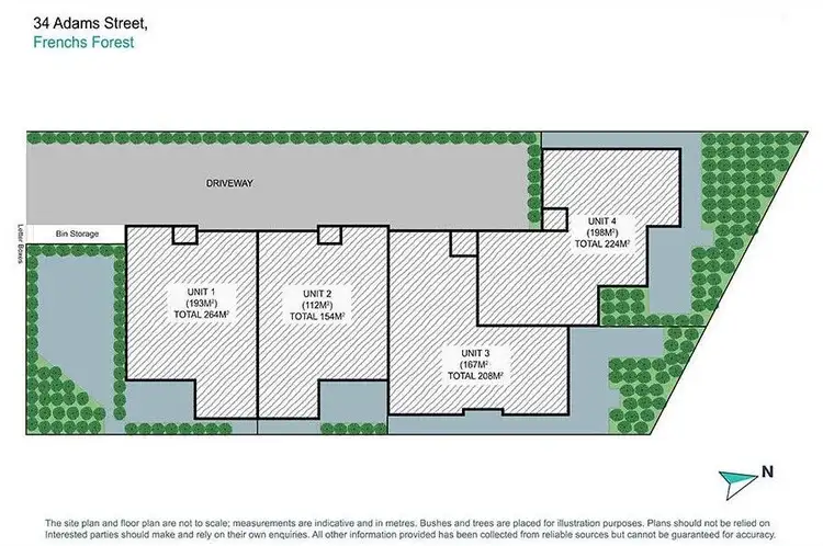 Floorplan of Homely townhouse listing, 3/34 Adams Street, Frenchs Forest NSW 2086