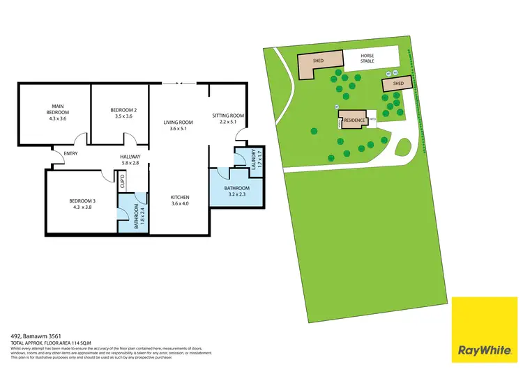 Floorplan of Homely rural property listing, 492 Bamawm Road, Bamawm VIC 3561