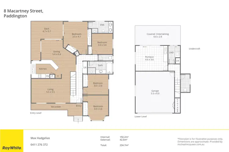 Floorplan of Homely house listing, 8 Macartney Street, Paddington QLD 4064