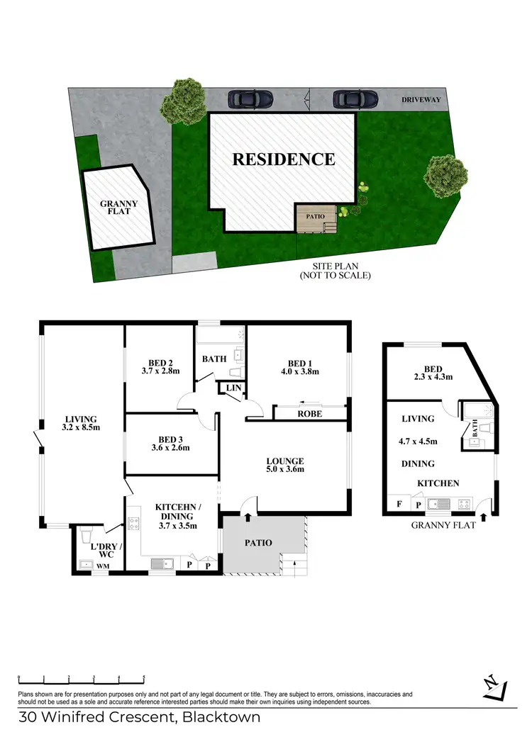 Floorplan of Homely house listing, 30 & 30A Winifred Crescent, Blacktown NSW 2148