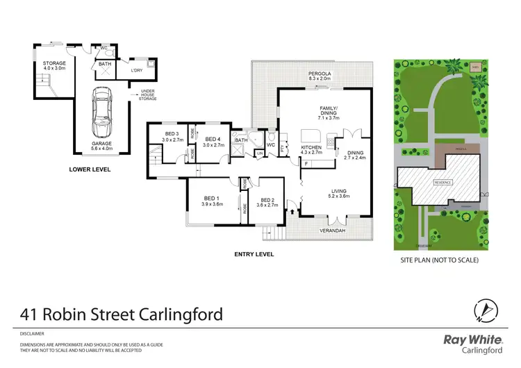 Floorplan of Homely house listing, 41 Robin Street, Carlingford NSW 2118