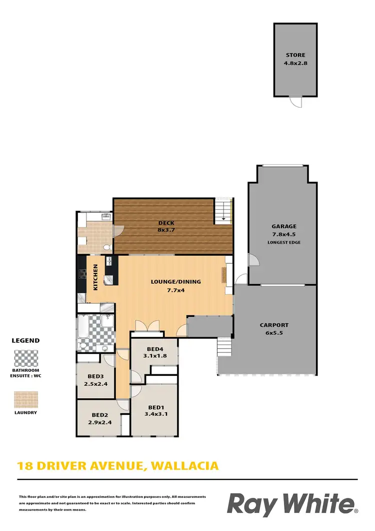 Floorplan of Homely house listing, 18 Driver Avenue, Wallacia NSW 2745