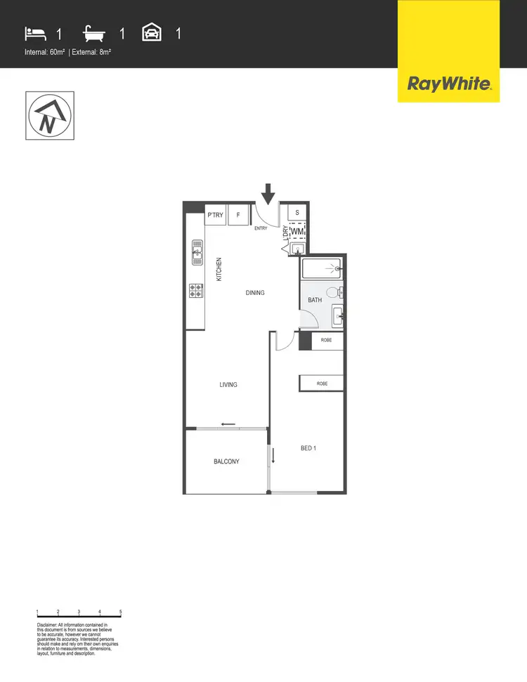 Floorplan of Homely apartment listing, 213/1 Corinna Street, Phillip ACT 2606
