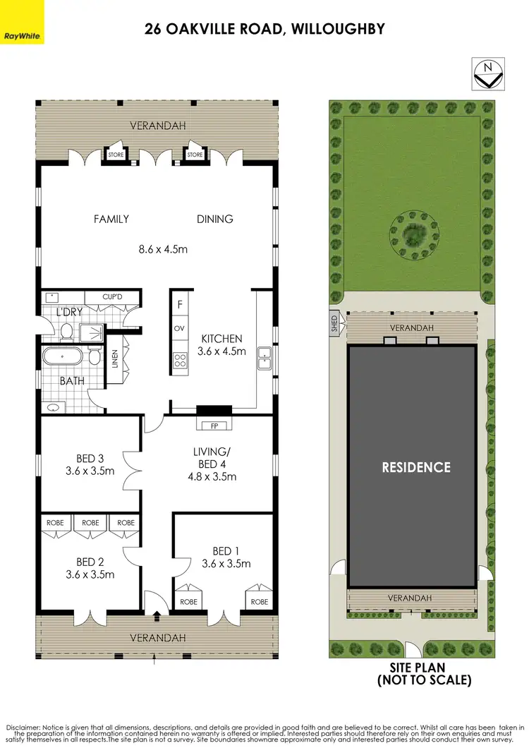 Floorplan of Homely house listing, 26 Oakville Road, Willoughby NSW 2068