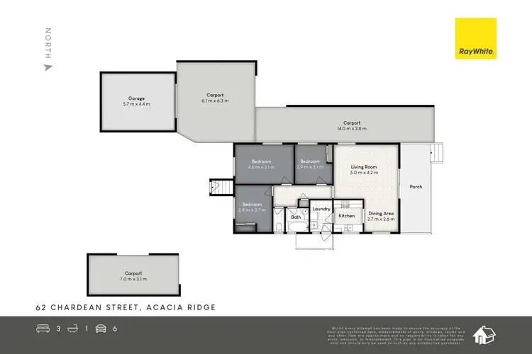Floorplan of Homely house listing, 62 Chardean Street, Acacia Ridge QLD 4110