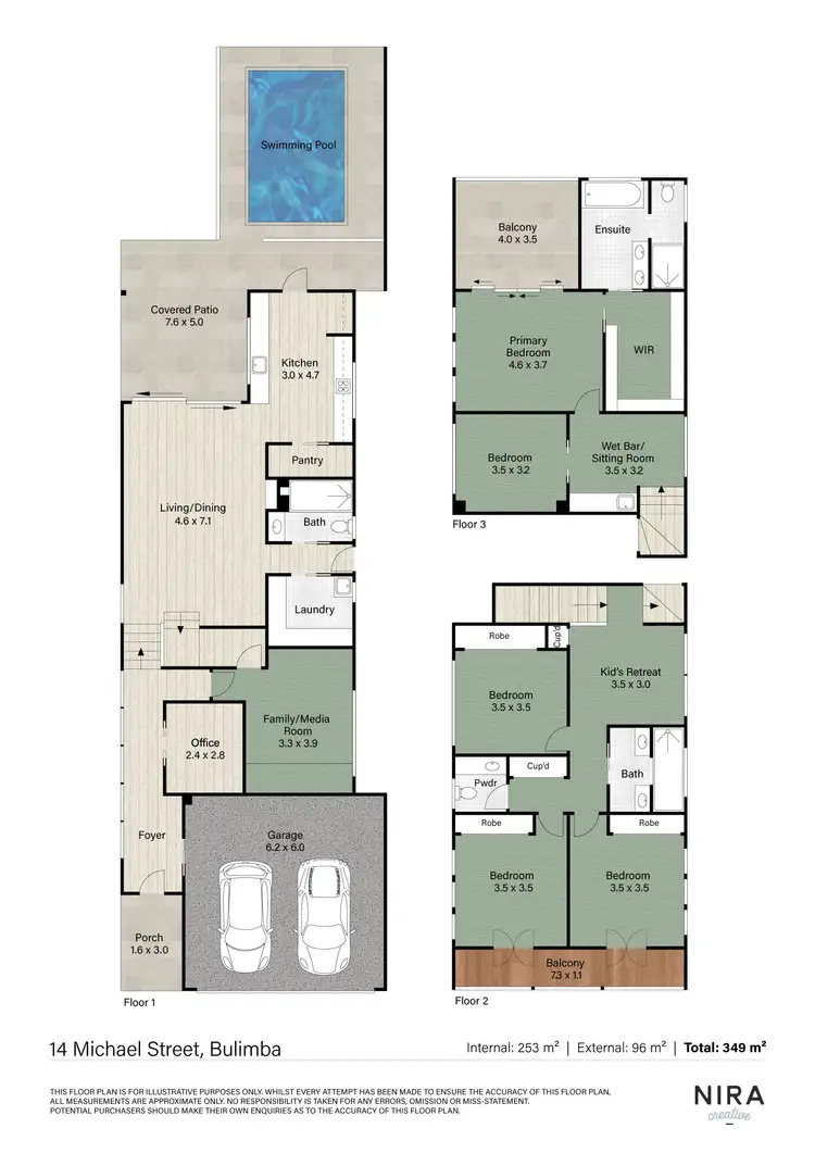 Floorplan of Homely house listing, 14 Michael Street, Bulimba QLD 4171