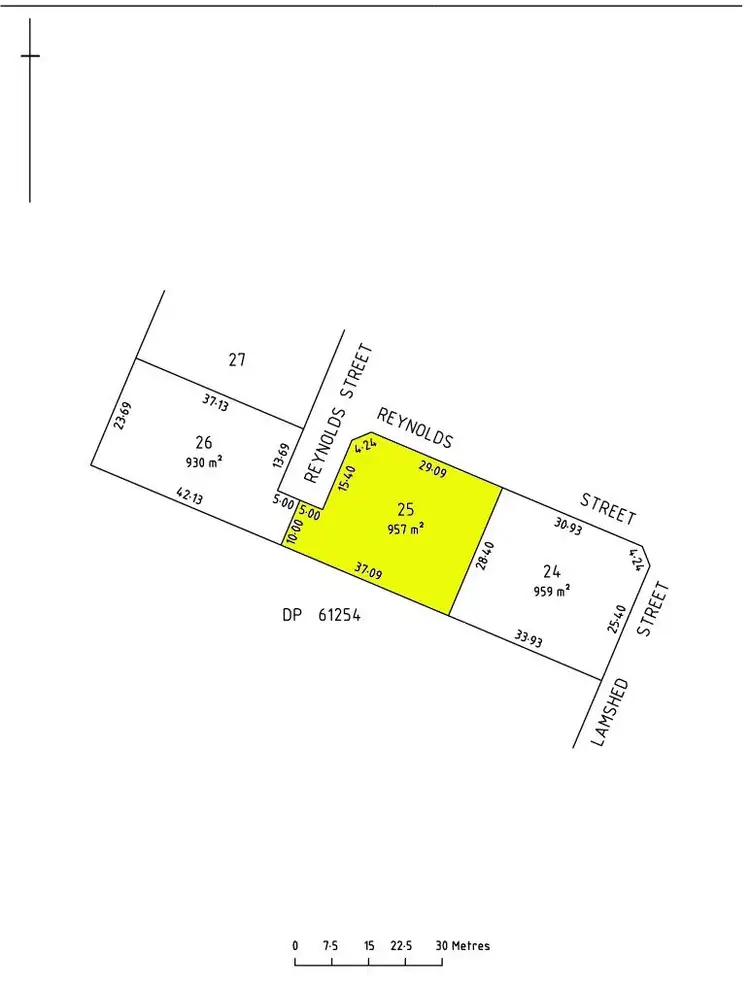 Floorplan of Homely land listing, 3 Reynolds Street, Kadina SA 5554