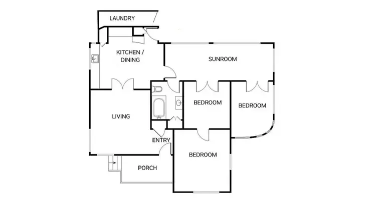 Floorplan of Homely house listing, 24 Davidson Street, Oakey QLD 4401