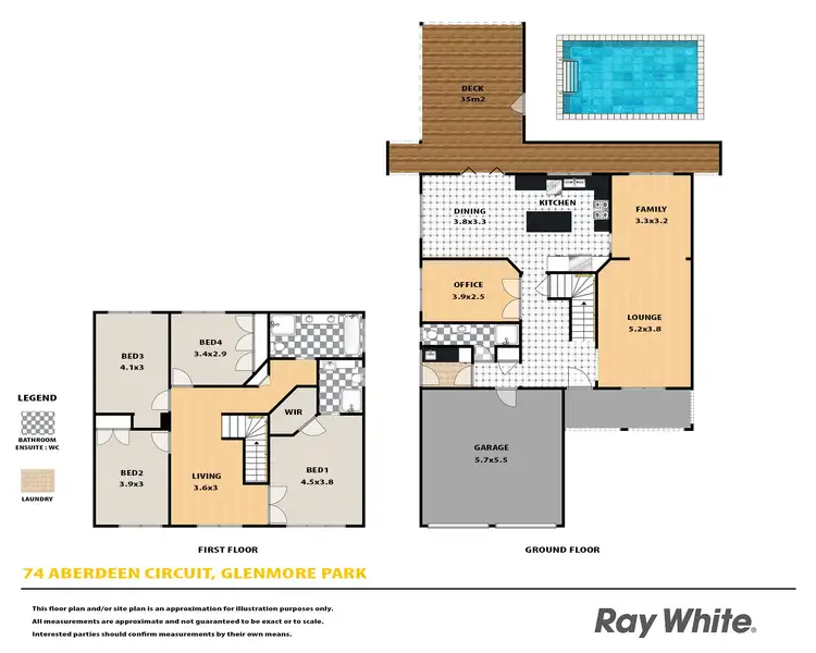 Floorplan of Homely house listing, 74 Aberdeen Circuit, Glenmore Park NSW 2745