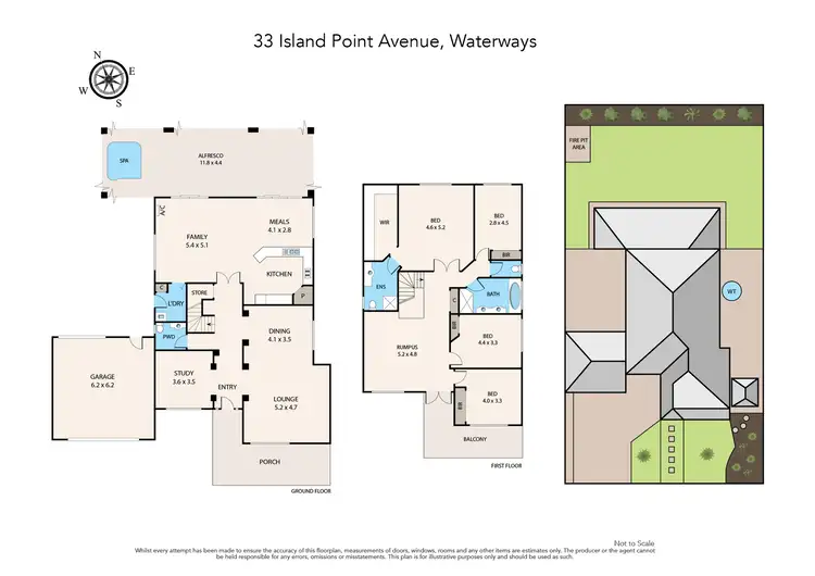 Floorplan of Homely house listing, 33 Island Point Avenue, Waterways VIC 3195
