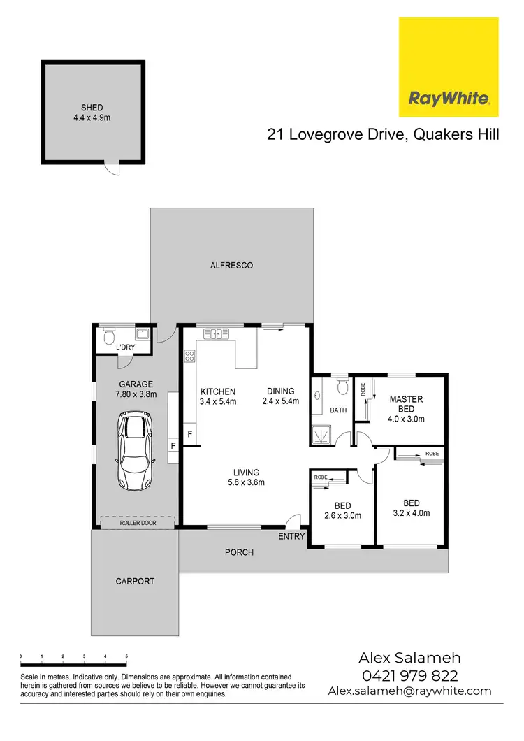 Floorplan of Homely house listing, 21 Lovegrove Drive, Quakers Hill NSW 2763