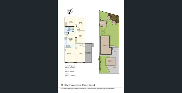Floorplan of Homely house listing, 10 Mawarra Avenue, Capel Sound VIC 3940