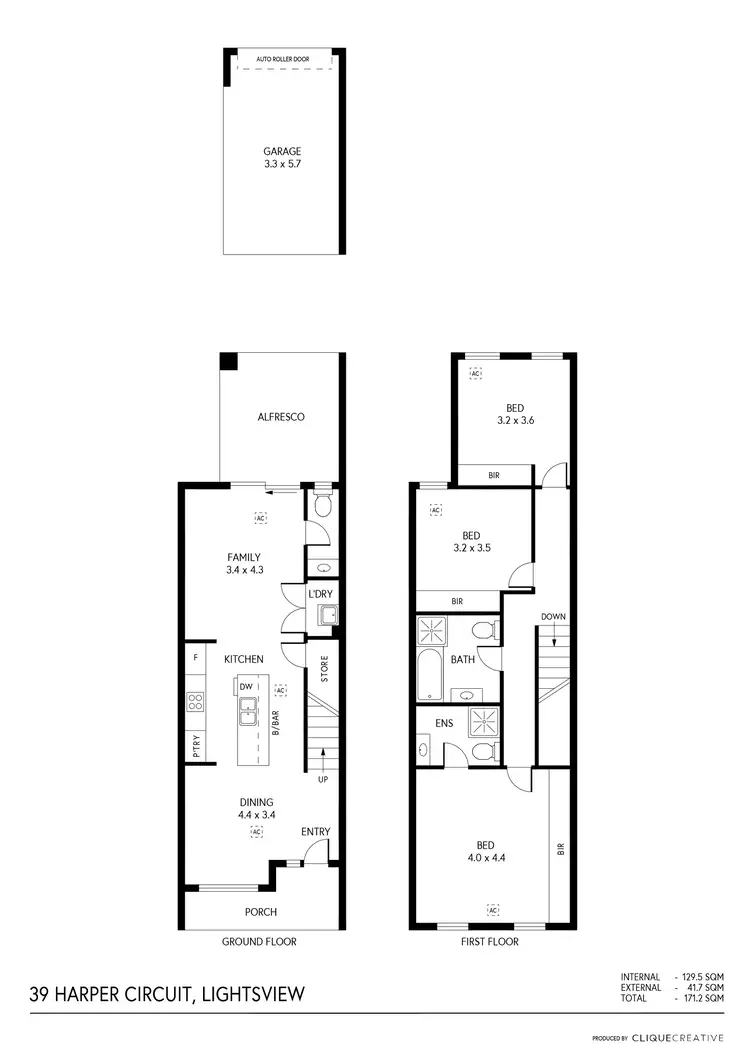 Floorplan of Homely house listing, 39 Harper Circuit, Lightsview SA 5085