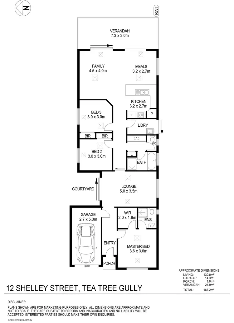Floorplan of Homely house listing, 12 Shelley Street, Tea Tree Gully SA 5091