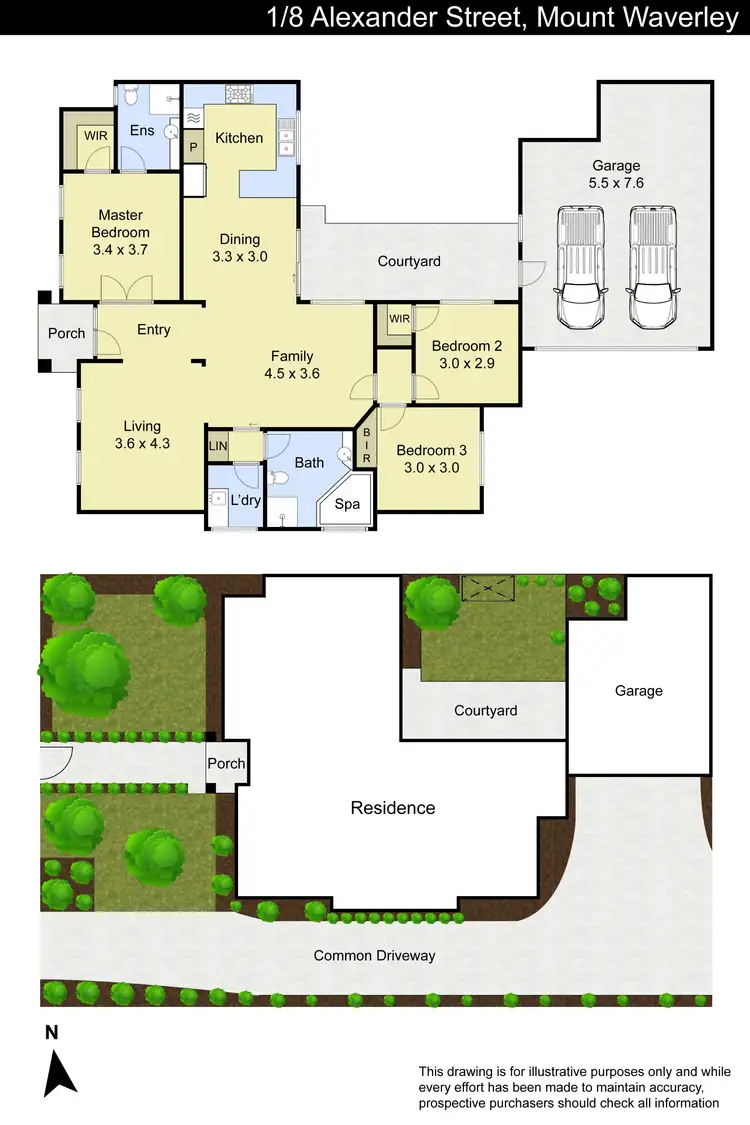 Floorplan of Homely house listing, 1/8 Alexander Street, Mount Waverley VIC 3149