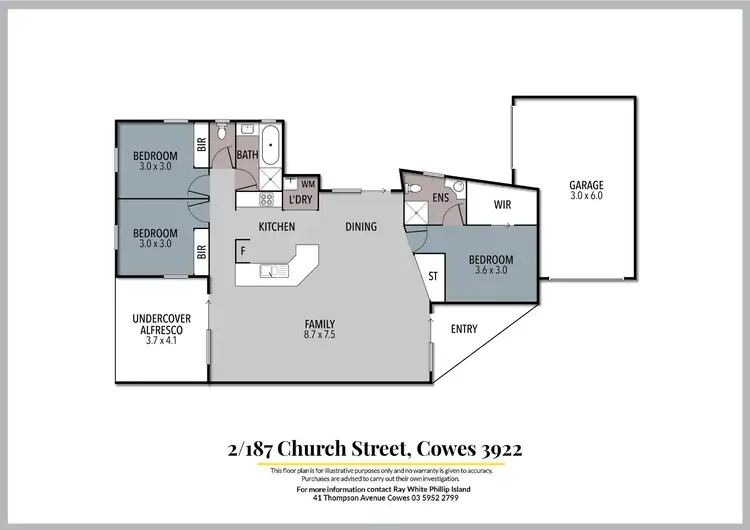 Floorplan of Homely house listing, 2/187 Church Street, Cowes VIC 3922