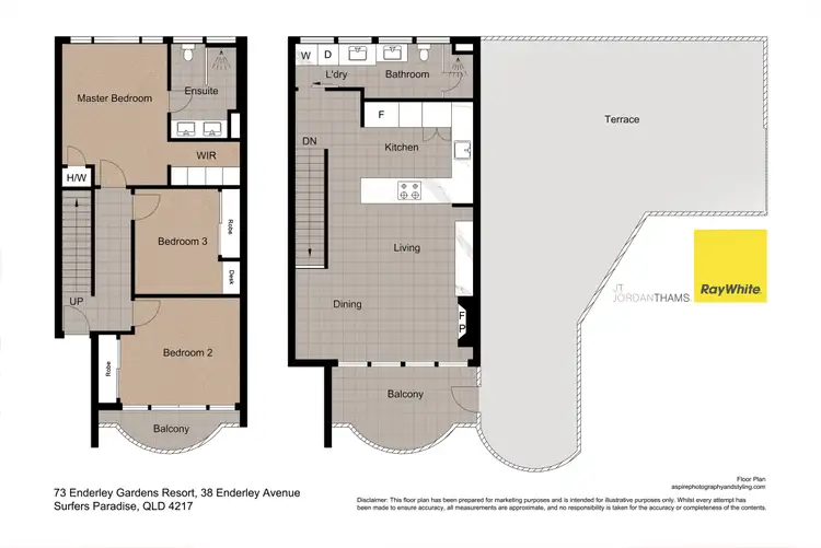 Floorplan of Homely apartment listing, 73/38 Enderley Avenue, Surfers Paradise QLD 4217