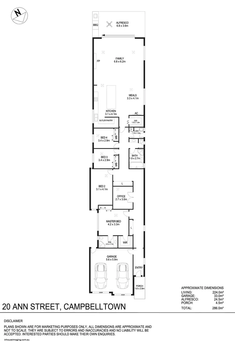 Floorplan of Homely house listing, 20 Ann Street, Campbelltown SA 5074