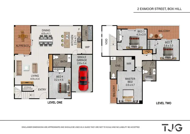 Floorplan of Homely house listing, 2 Exmoor Street, Box Hill NSW 2765