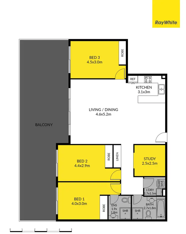 Floorplan of Homely apartment listing, G03/8D Myrtle Street, Prospect NSW 2148