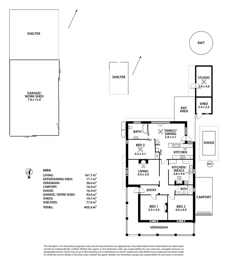 Floorplan of Homely house listing, 19 William Street, Murray Bridge SA 5253