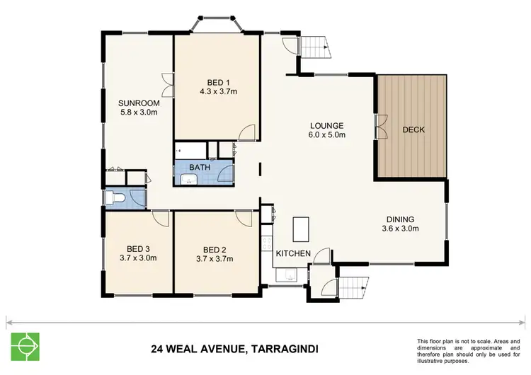 Floorplan of Homely house listing, 24 Weal Avenue, Tarragindi QLD 4121