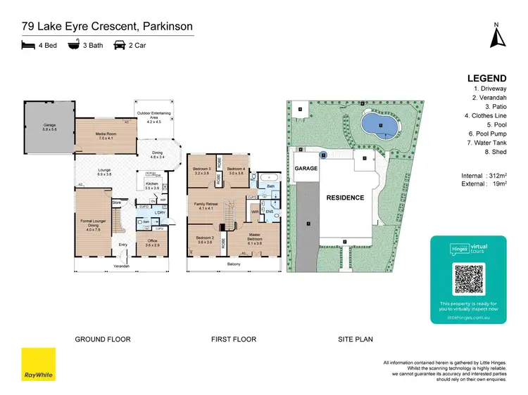 Floorplan of Homely house listing, 79 Lake Eyre Crescent, Parkinson QLD 4115